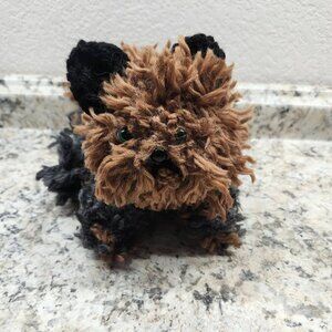 Original Scruffkin handmade with hand knotted yarn fur. Magical pet Meet Bramble